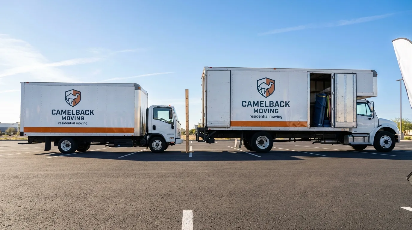 Moving truck size capacity guide in Indianola